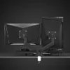 GEMBIRD Desk Mounted Adjustable Double Monitor Arm 17-32 inch, Black