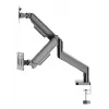 GEMBIRD Desk Mounted Adjustable Double Monitor Arm 17-32 inch, Black