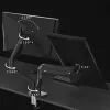 GEMBIRD Desk Mounted Adjustable Double Monitor Arm 17-32 inch, Black