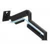 GEMBIRD Desk Mounted Adjustable Double Monitor Arm 17-32 inch, Black