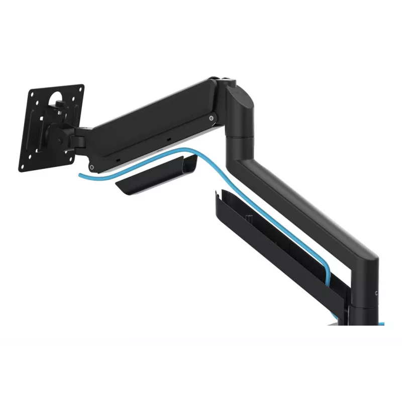GEMBIRD Desk Mounted Adjustable Double Monitor Arm 17-32 inch, Black