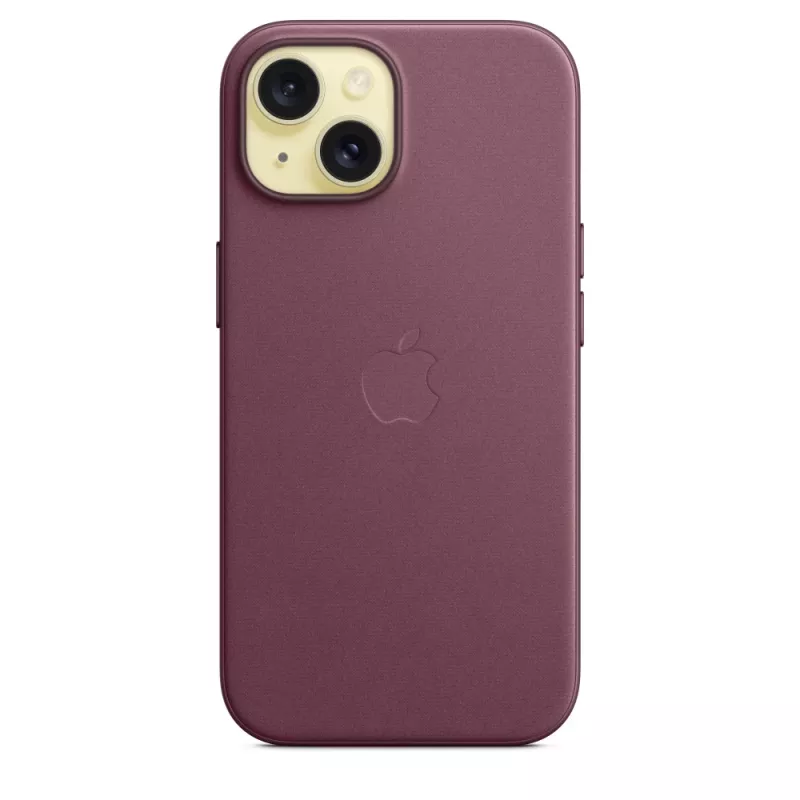 Apple FineWoven Case with MagSafe iPhone 15 Mulberry