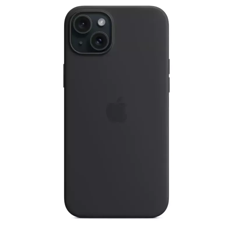 APPLE Apple Silicone Case with MagSafe iPhone 15 Plus Black