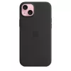 APPLE Apple Silicone Case with MagSafe iPhone 15 Plus Black