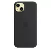 APPLE Apple Silicone Case with MagSafe iPhone 15 Plus Black