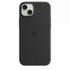 APPLE Apple Silicone Case with MagSafe iPhone 15 Plus Black