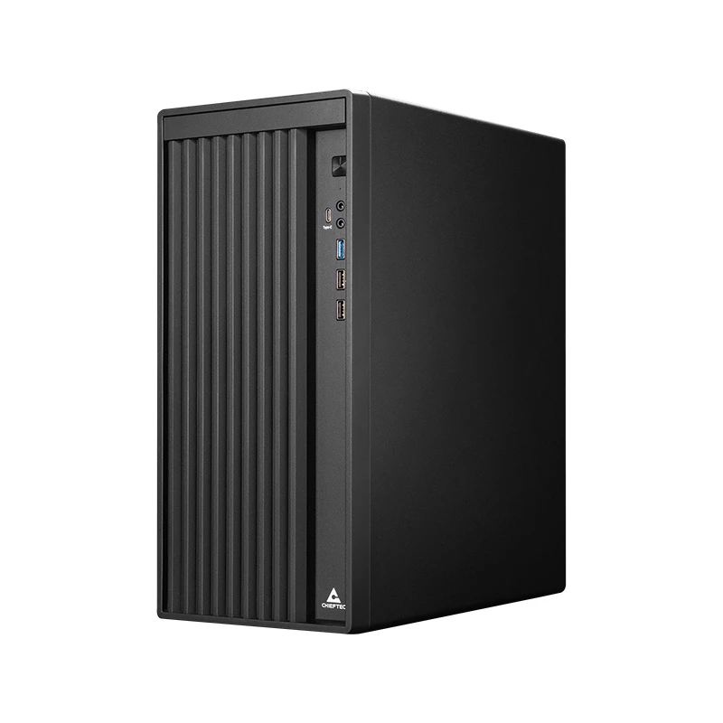 PC Case CHIEFTEC BS-20B-OP Midi Tower, black, microATX/Mini-ITX, 2x 3.5 inch, max GPU 27 cm, 1x 5.25 inch bay, USB-C