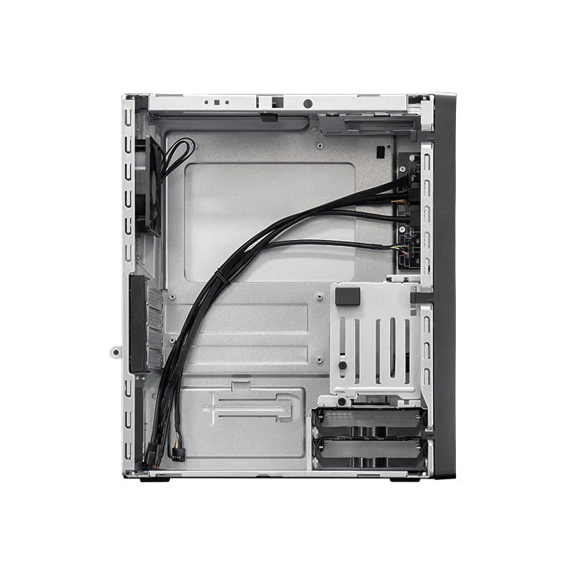 PC Case CHIEFTEC BS-20B-OP Midi Tower, black, microATX/Mini-ITX, 2x 3.5 inch, max GPU 27 cm, 1x 5.25 inch bay, USB-C