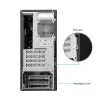 PC Case CHIEFTEC BS-20B-OP Midi Tower, black, microATX/Mini-ITX, 2x 3.5 inch, max GPU 27 cm, 1x 5.25 inch bay, USB-C
