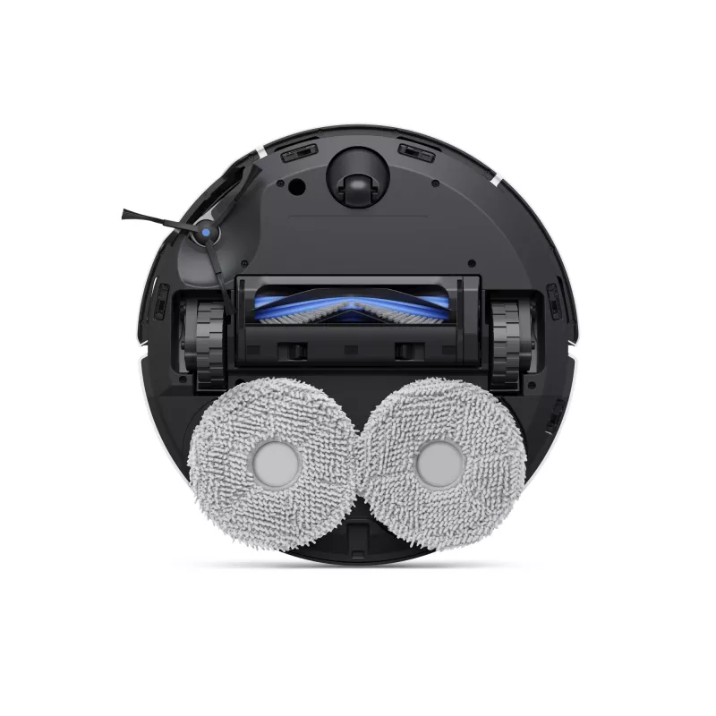 Robot vacuum cleaner Ecovacs Deebot T50 Pro Omni — 185 min runtime, 6400 mAh battery, 3 L base dust capacity, D-ToF lidar navigation, wet mopping, 9 mm climb