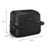 Philips 1000 series NA150/00 fryer Double 7 L Stand-alone 2450 W Hot air fryer Black
