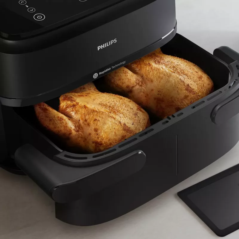 Philips 1000 series NA150/00 fryer Double 7 L Stand-alone 2450 W Hot air fryer Black