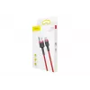 BASEUS Braided Cafule Fast Charging Cable - USB Type-A To Type-C 2A - 2m - Red (Nylon)