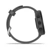 Smartwatch GARMIN Forerunner 55, round 42 mm case, grey, silicone band, GPS/GLONASS/Galileo, 5 ATM water resistance