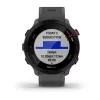 Smartwatch GARMIN Forerunner 55, round 42 mm case, grey, silicone band, GPS/GLONASS/Galileo, 5 ATM water resistance
