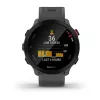 Smartwatch GARMIN Forerunner 55, round 42 mm case, grey, silicone band, GPS/GLONASS/Galileo, 5 ATM water resistance