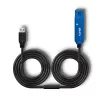 Lindy 8m USB 3.0 Active Extension Pro, 8 m, USB A, USB A, USB 3.2 Gen 1 (3.1 Gen 1), 5 Gbit/s, Black