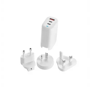 Charger Acer GaN Tech 65W-19V Universal Indoor AC White USB Type-C