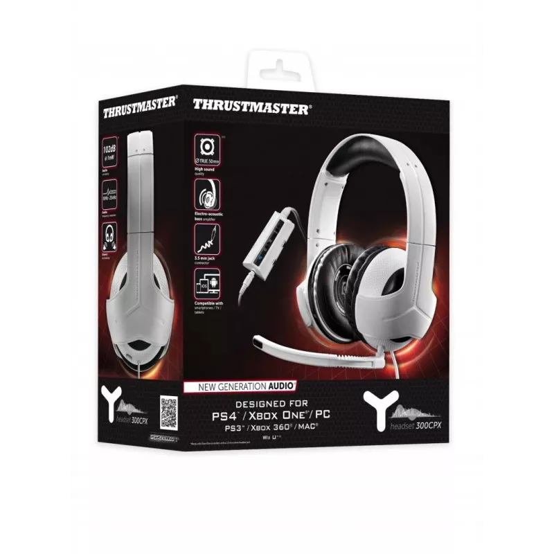 Thrustmaster Y-300CPX Headset Wired Head-band Gaming White