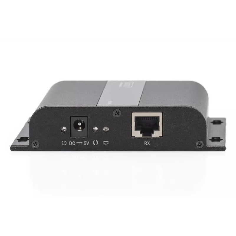 DIGITUS HDMI Extender 4K over IP, Receiver Unit over network cable (CAT 5/5e/6/7), 4K2K/30Hz, black