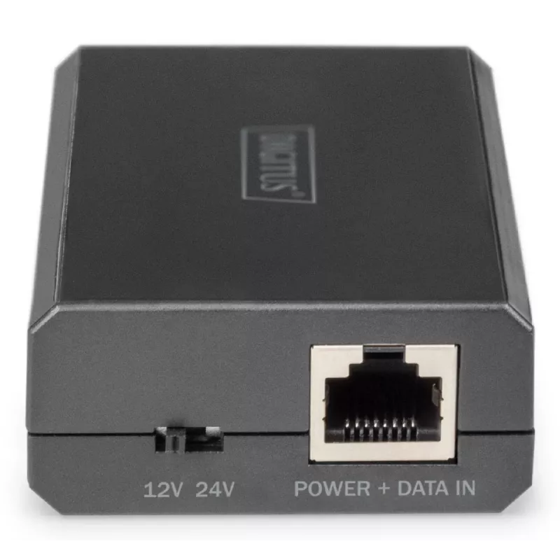 DIGITUS Gigabit Ethernet PoE Splitter 802.3af/at/bt Output: 12V/4.25A 24V/2.125A 51W