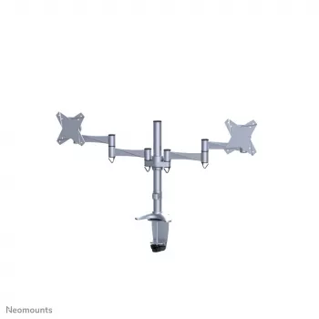 Neomounts FPMA-D1330DSILVER Monitor arm 10-27 inch, Clamp/Grommet, 9 kg, 25.4 cm (10 inch), 68.6 cm (27 inch), 100 x 100 mm, Silver