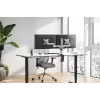 Neomounts FPMA-D1330DSILVER full-motion desk mount for 2 monitors, 10-27 inch (25.4-69 cm), clamp/grommet, max 18 kg, Silver