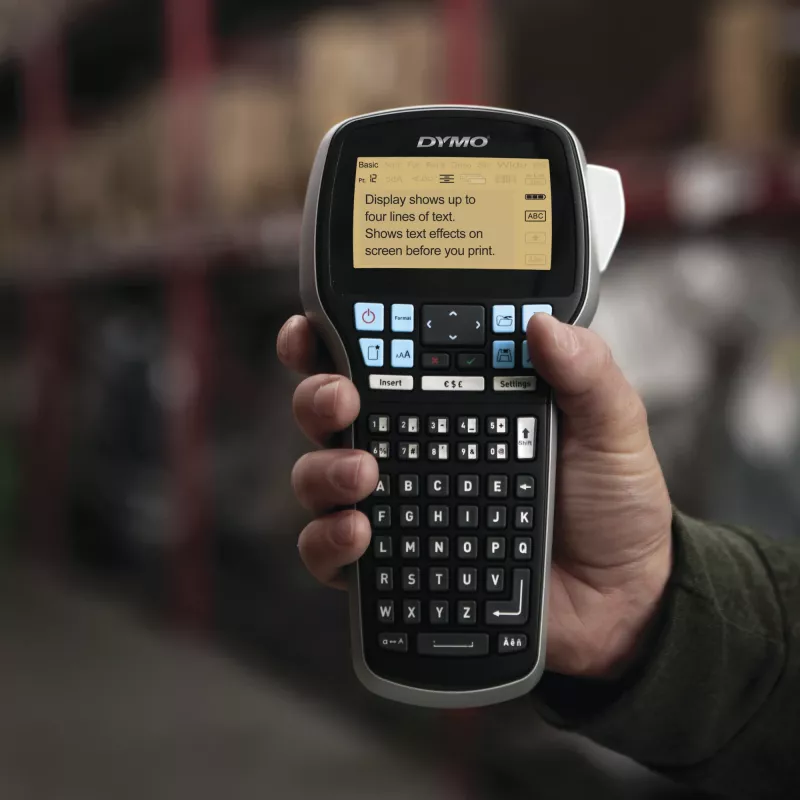 DYMO LabelManager 420P Label Maker | High Performance Rechargeable Portable Label Printer | Computer Connection | Print BarcodesLogos & Graphics