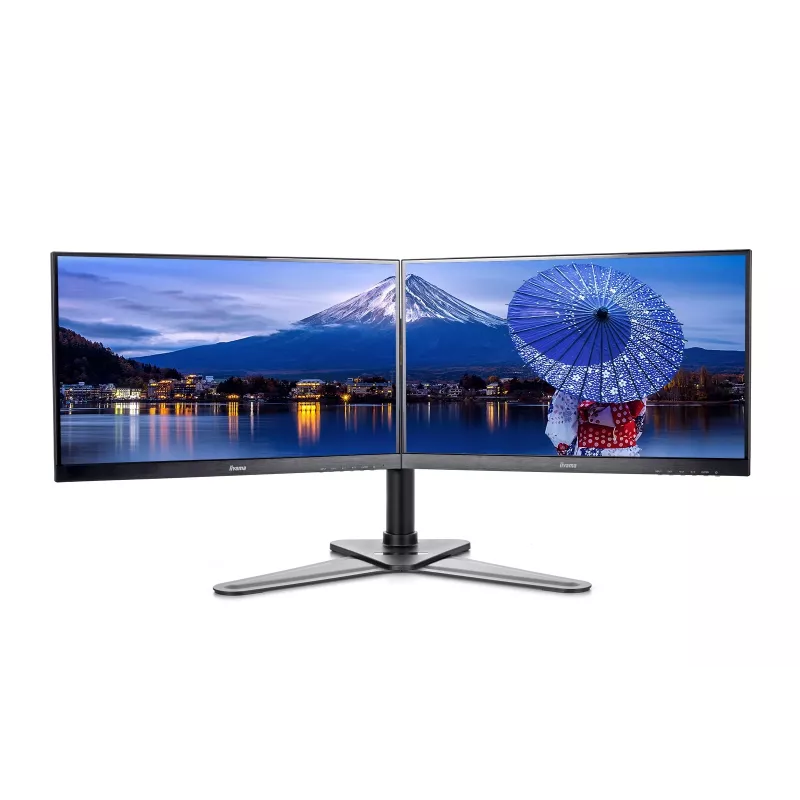 iiyama DS1002D-B1 monitor mount / stand 76.2 cm (30 inch) Desk Black