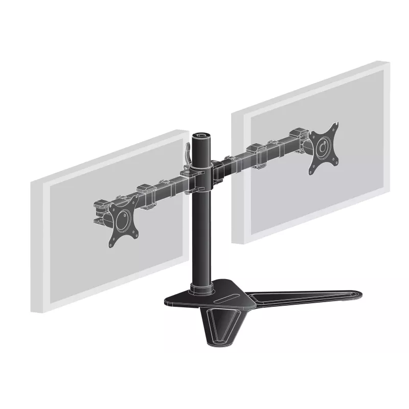 iiyama DS1002D-B1 monitor mount / stand 76.2 cm (30 inch) Desk Black