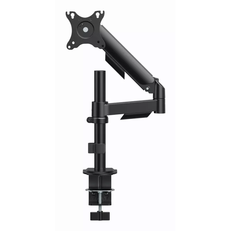 GEMBIRD Adjustable Desk Display Mounting Arm, 17-32 in Black