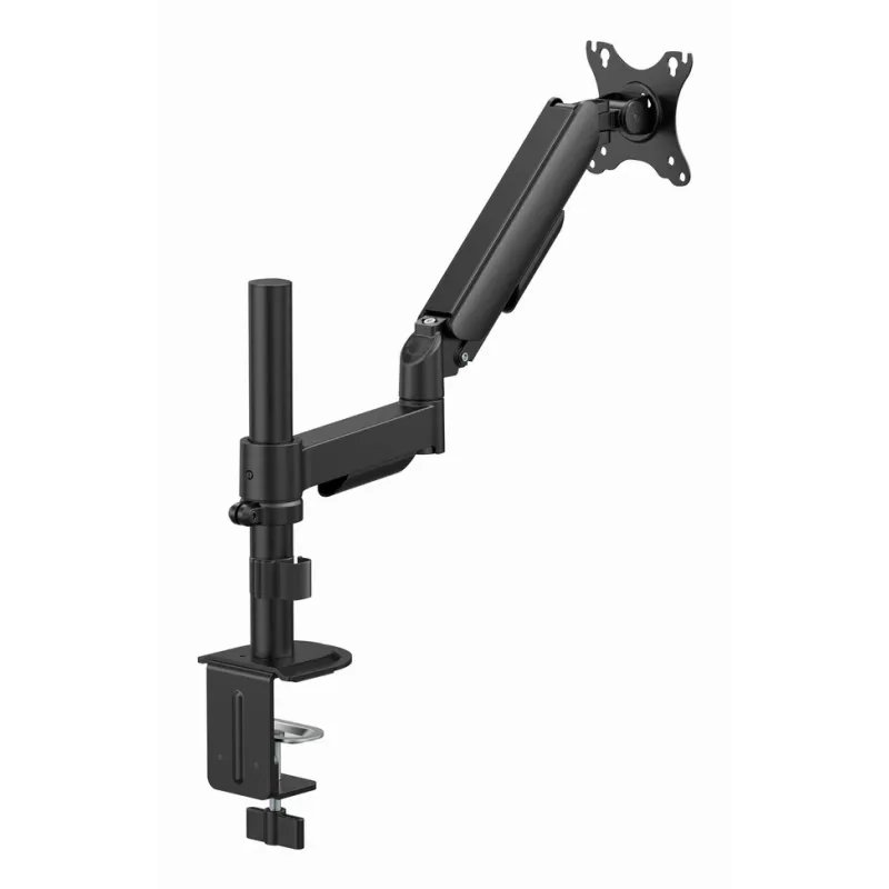 GEMBIRD Adjustable Desk Display Mounting Arm, 17-32 in Black