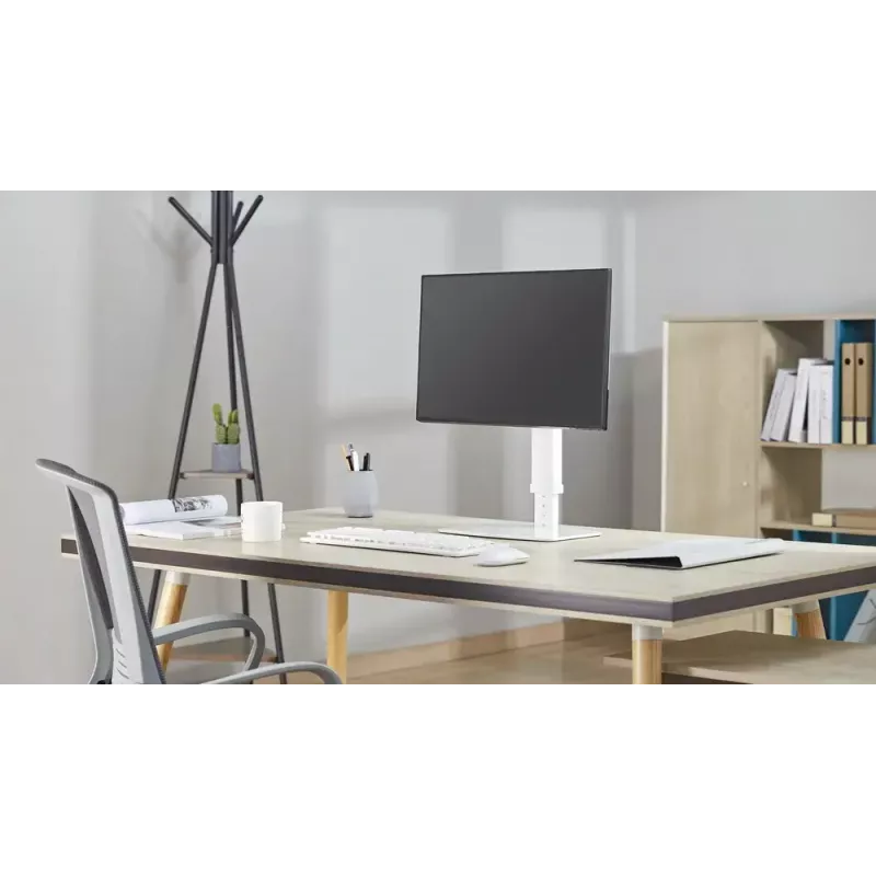 Gembird MS-D1ST-02 height-adjustable full-motion monitor desk stand, 17-32 inch, 8 kg, black