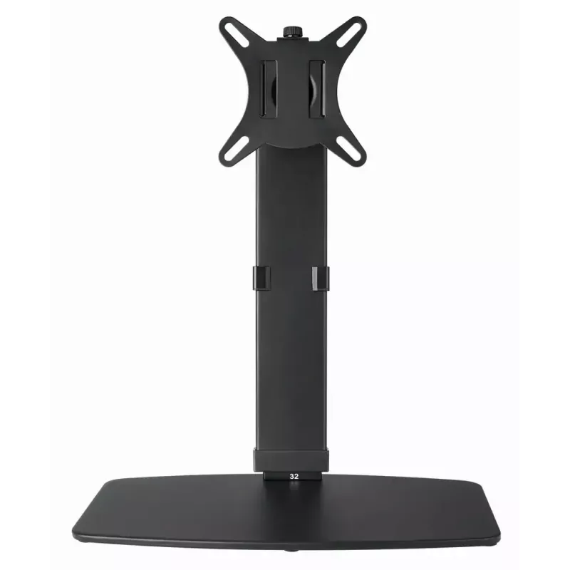 Gembird MS-D1ST-02 height-adjustable full-motion monitor desk stand, 17-32 inch, 8 kg, black