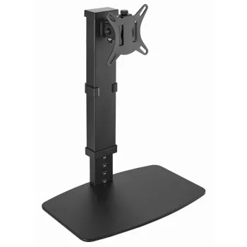 Monitor desk stand GEMBIRD MS-D1ST-02 — height-adjustable full-motion for 17–32 inch screens, max 8 kg, VESA 75x75–100x100, black