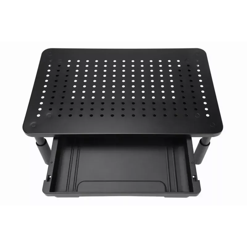 Gembird MS-TABLE-D-01 adjustable monitor stand with drawer