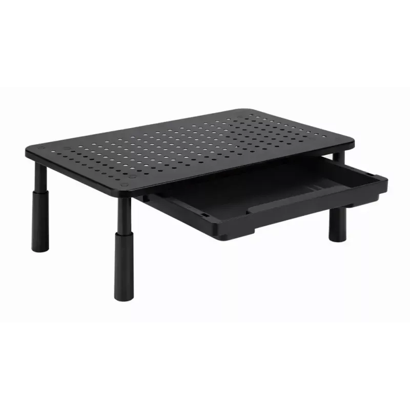 Gembird MS-TABLE-D-01 adjustable monitor stand with drawer