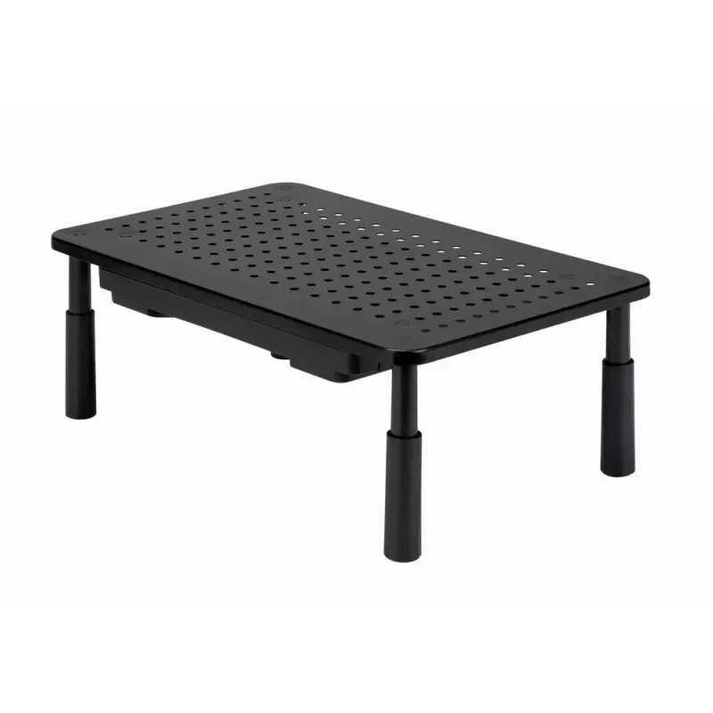 Gembird MS-TABLE-D-01 adjustable monitor stand with drawer