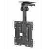 Ceiling TV mount GEMBIRD CM-43ST-01 full-motion for 19–43 inch TVs, steel, tilt 0–90°, swivel ±45°, VESA 75x75–200x200, max 20 kg, black