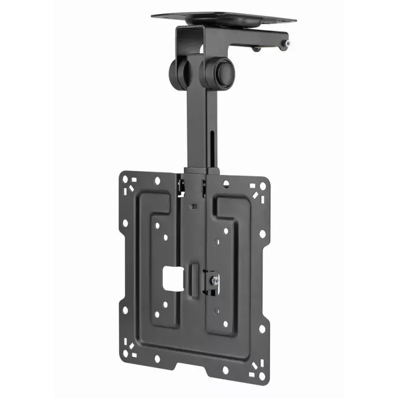 Ceiling TV mount GEMBIRD CM-43ST-01 full-motion for 19–43 inch TVs, steel, tilt 0–90°, swivel ±45°, VESA 75x75–200x200, max 20 kg, black