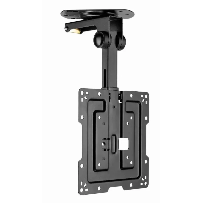 Ceiling TV mount GEMBIRD CM-43ST-01 full-motion for 19–43 inch TVs, steel, tilt 0–90°, swivel ±45°, VESA 75x75–200x200, max 20 kg, black