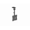 Ceiling TV mount GEMBIRD CM-55ST-01 — full-motion ceiling mount for 23–55 inch (75x75–400x400 VESA), max 20 kg, black