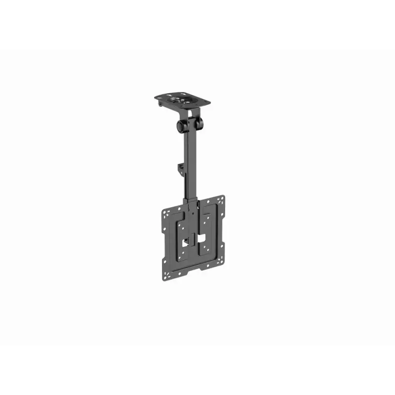 Ceiling TV mount GEMBIRD CM-55ST-01 — full-motion ceiling mount for 23–55 inch (75x75–400x400 VESA), max 20 kg, black
