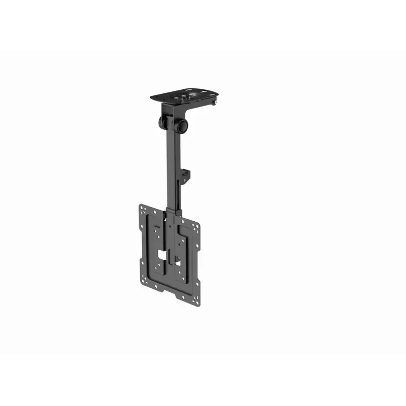 Ceiling TV mount GEMBIRD CM-55ST-01 — full-motion ceiling mount for 23–55 inch (75x75–400x400 VESA), max 20 kg, black