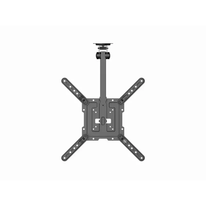 Ceiling TV mount GEMBIRD CM-55ST-01 — full-motion ceiling mount for 23–55 inch (75x75–400x400 VESA), max 20 kg, black