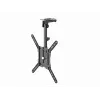 Ceiling TV mount GEMBIRD CM-55ST-01 — full-motion ceiling mount for 23–55 inch (75x75–400x400 VESA), max 20 kg, black