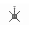 Ceiling TV mount GEMBIRD CM-55ST-01 — full-motion ceiling mount for 23–55 inch (75x75–400x400 VESA), max 20 kg, black