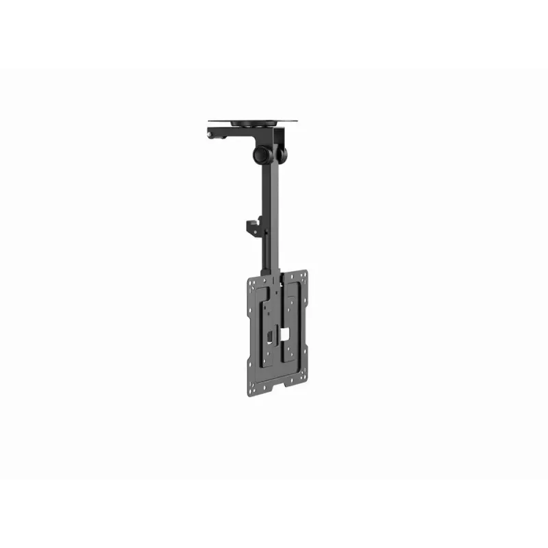 Ceiling TV mount GEMBIRD CM-55ST-01 — full-motion ceiling mount for 23–55 inch (75x75–400x400 VESA), max 20 kg, black
