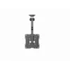 Ceiling TV mount GEMBIRD CM-55ST-01 — full-motion ceiling mount for 23–55 inch (75x75–400x400 VESA), max 20 kg, black