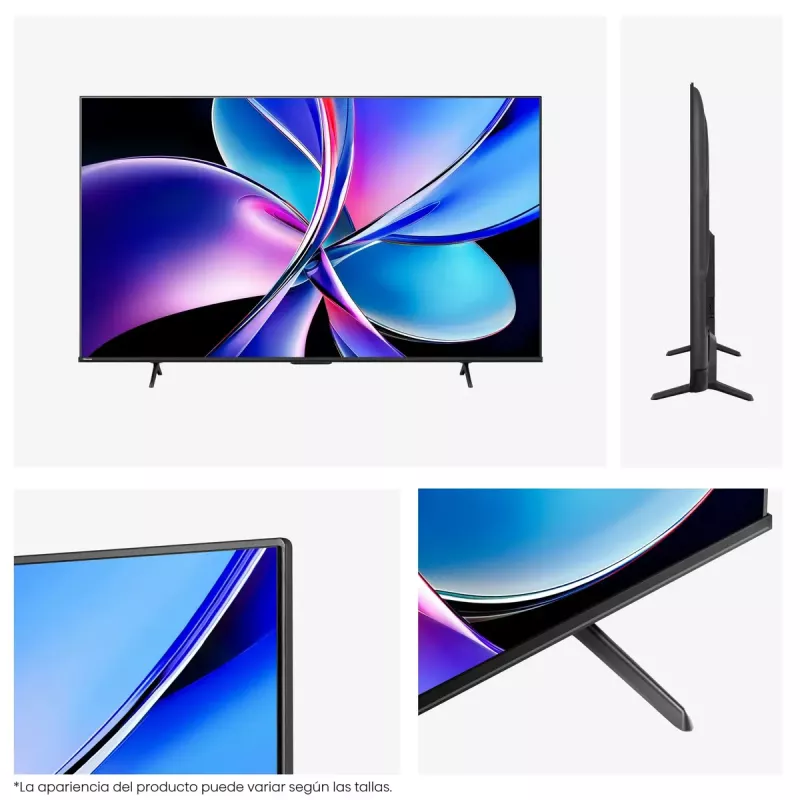 TV Hisense 55E7Q PRO 55 inch QLED Pro 4K UHD (3840x2160), 144 Hz, HDR10+, VIDAA U8.5, Direct‑LED